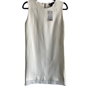MANGO | high neck sleeveless white dress NWT